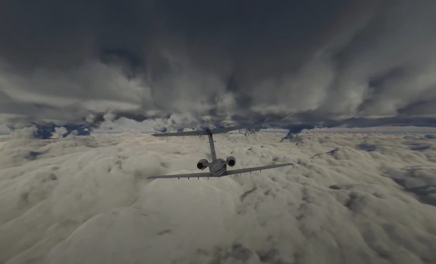 You can Now Fly through Hurricane Ida with Microsoft Flight Simulator